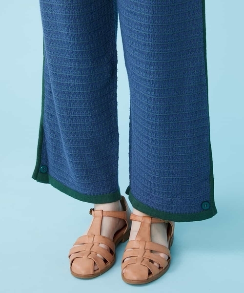 Jocomomola(ホコモモラ)の「Color similar ニットパンツ(その他パンツ・レディース・オレンジ/ブルー・40)」の7枚目の写真