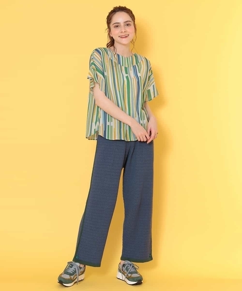 Jocomomola(ホコモモラ)の「Color similar ニットパンツ(その他パンツ・レディース・オレンジ/ブルー・40)」の12枚目の写真