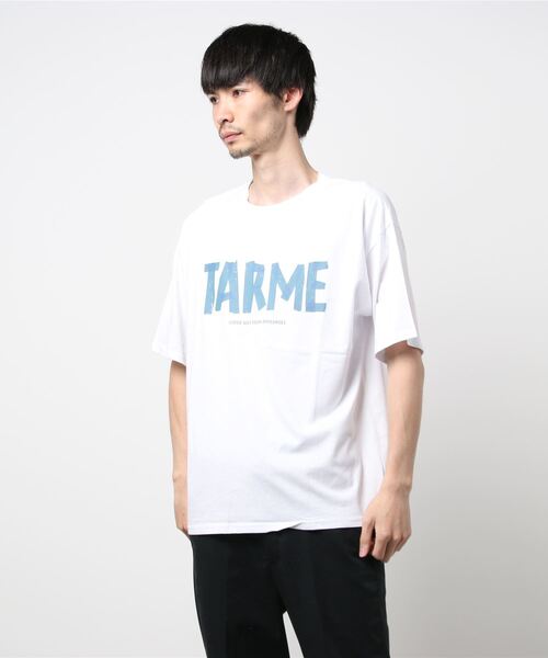 HOOK（フック）の「【HOOK】【2021新作】 シンプル英字プリント半袖tシャツ（Tシャツ/カットソー・メンズ・ブルー/ブラック/ホワイト・XL/M/L）」の18枚目の写真