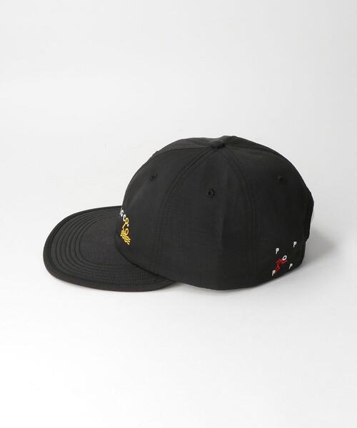 POP TRADING COMPANY（ポップトレーディングカンパニー）の「【別注】 ＜POP TRADING COMPANY＞ ALLROUND CAP/キャップ（キャップ・メンズ・ブラック・FREE）」の2枚目の写真