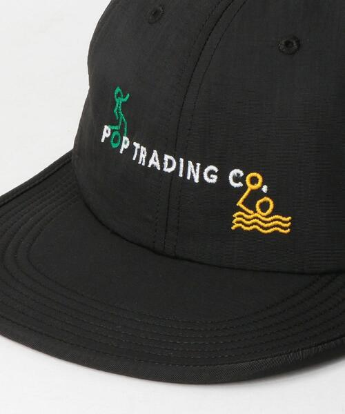 POP TRADING COMPANY（ポップトレーディングカンパニー）の「【別注】 ＜POP TRADING COMPANY＞ ALLROUND CAP/キャップ（キャップ・メンズ・ブラック・FREE）」の4枚目の写真
