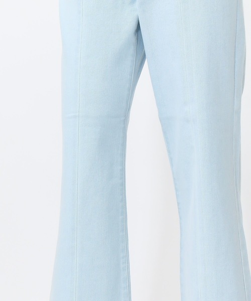 AS KNOW AS PINKY（アズノゥアズピンキー）の「編み上げフレアデニムパンツ（デニムパンツ・レディース・オフホワイト/インディゴブルー/ライトインディゴブルー/ベージュ・M/S）」の17枚目の写真