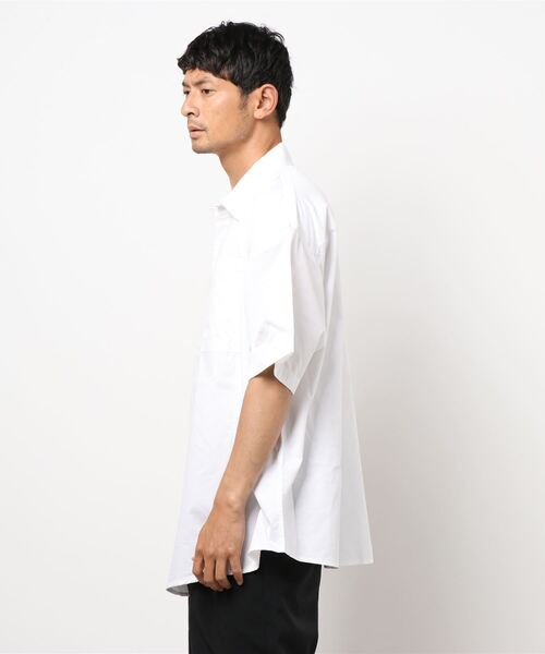 WESTBOY(ウエストボーイ)の「【PRE PREWORKS】Drop-shoulder Half Sleeve Dress Shirt PR21S01TP(シャツ/ブラウス・メンズ・ホワイト・M/L)」の11枚目の写真