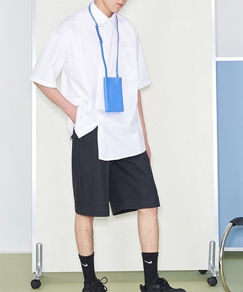 WESTBOY(ウエストボーイ)の「【PRE PREWORKS】Drop-shoulder Half Sleeve Dress Shirt PR21S01TP(シャツ/ブラウス・メンズ・ホワイト・M/L)」の4枚目の写真