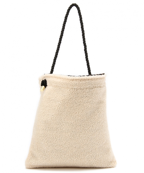 Another Edition(アナザーエディション)の「AE リバーシブル Boa TOTE◆(ショルダーバッグ・レディース・ブラウン/オリーブ・フリー)」の7枚目の写真