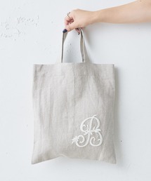 BEARDSLEY | イニシャル刺繍リネンバッグ(トートバッグ)