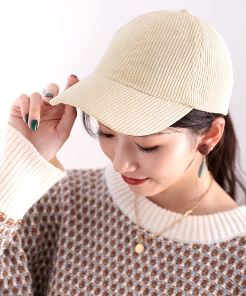 Java(ジャバ)の「《Javaジャバコラボ》コーデュロイキャップ(キャップ・レディース・チャコールグレー/ベージュ/ブラウン/モカ・MEDIUM/LARGE)」の5枚目の写真
