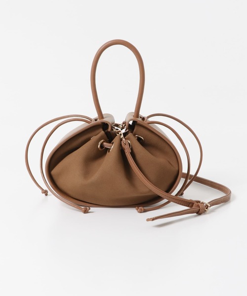 URBAN RESEARCH Sonny Label（アーバンリサーチサニーレーベル）の「フェイクスェードワンショルダーバッグ（ショルダーバッグ・レディース・オフホワイト/ピンク/キャメル・ONE）」の4枚目の写真