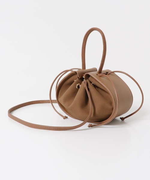 URBAN RESEARCH Sonny Label（アーバンリサーチサニーレーベル）の「フェイクスェードワンショルダーバッグ（ショルダーバッグ・レディース・オフホワイト/ピンク/キャメル・ONE）」の5枚目の写真