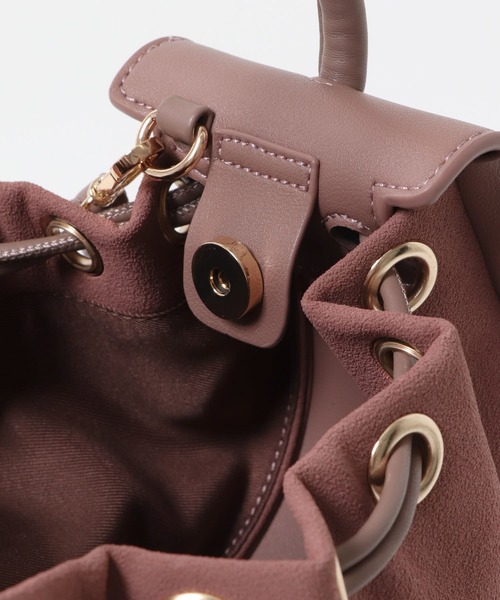 URBAN RESEARCH Sonny Label（アーバンリサーチサニーレーベル）の「フェイクスェードワンショルダーバッグ（ショルダーバッグ・レディース・オフホワイト/ピンク/キャメル・ONE）」の10枚目の写真