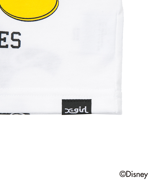 X-girl Stages（エックスガールステージス）の「【Disney（ディズニー）】S/S TEE STREET MICKEY & MINNIE  (4T～7T)（Tシャツ/カットソー・キッズ・ホワイト/ブラック・4T/5T/6T/7T）」の5枚目の写真