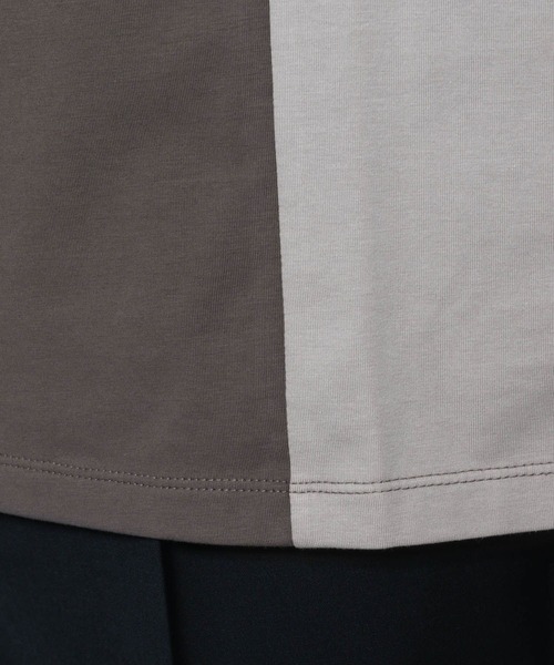 HARE（ハレ）の「ハイショクキリカエカットソー2（Tシャツ/カットソー・メンズ・オフホワイト/ブラック/ベージュ・SMALL/MEDIUM）」の14枚目の写真