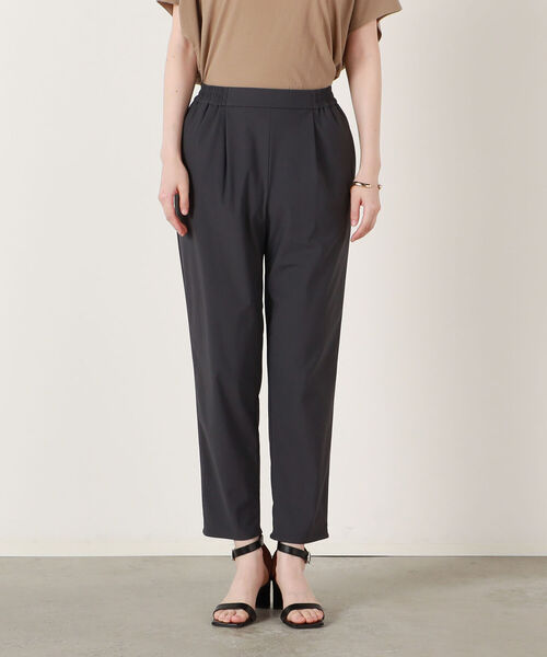 NOLLEY’S Sophi(ノーリーズソフィ)の「トリコットウォッシャブルタックパンツ(その他パンツ・レディース・グレー/ブラック・36/38)」の7枚目の写真