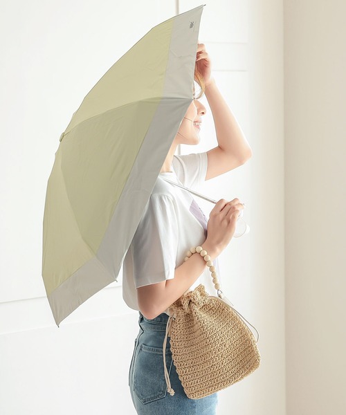 KOBE LETTUCE(コウベレタス)の「UVカット晴雨兼用タイニーアンブレラ(折りたたみ傘・レディース・ピンク系その他/イエロー/ブラック・FREE)」の2枚目の写真