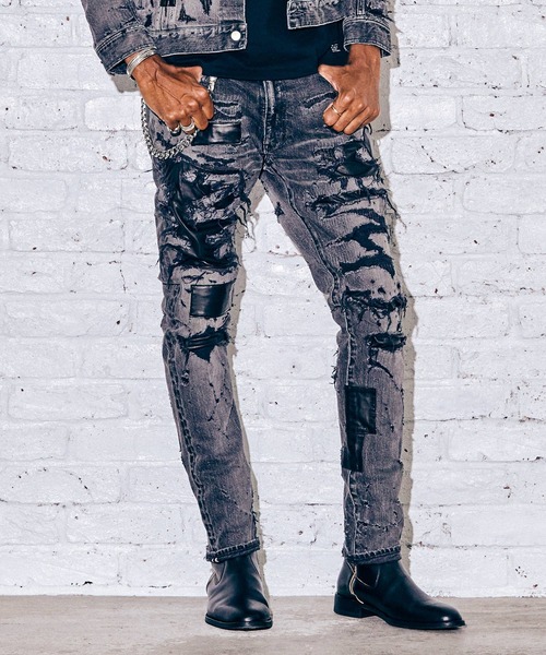 CRIMIE（クライミー）の「CRASH USED STRETCH SELVEDGE SLIM FIT 7714 