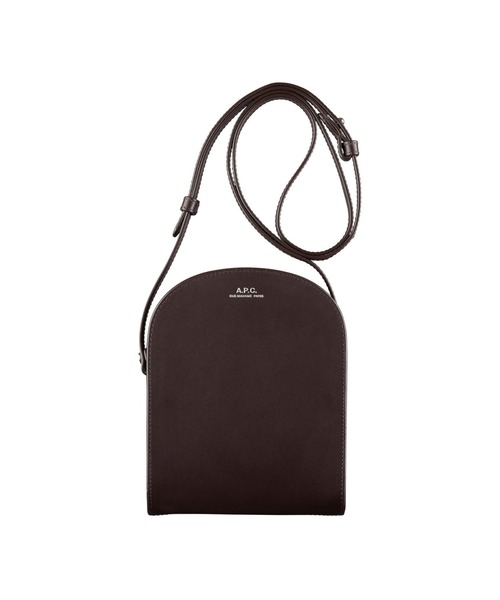 A.P.C.(アーペーセー)の「NECK POUCH DEMI-LUNE 21A(ポーチ・メンズ・ブラック/ブラウン系その他・ONESIZE)」の12枚目の写真