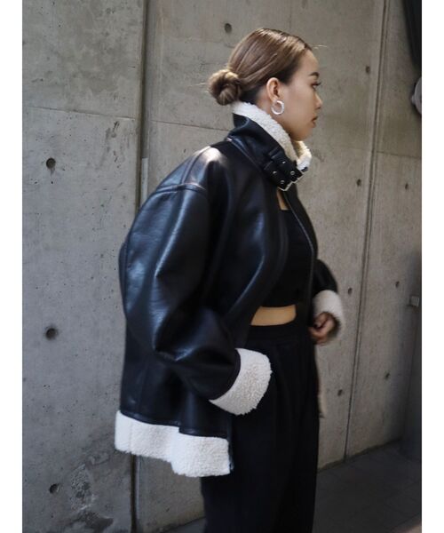 EVRIS（エヴリス）の「オーバーサイズボアブルゾン（ブルゾン