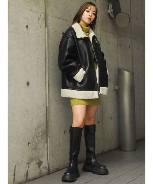 EVRIS（エヴリス）の「オーバーサイズボアブルゾン（ブルゾン