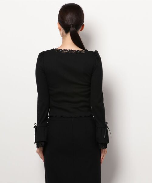 Swankiss（スワンキス）の「WY posture L/T（Tシャツ/カットソー・レディース・モカ/ピンク/ブラック・FREE）」の4枚目の写真