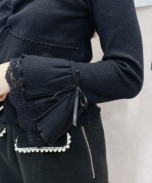 Swankiss（スワンキス）の「WY posture L/T（Tシャツ/カットソー・レディース・モカ/ピンク/ブラック・FREE）」の8枚目の写真