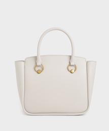 CHARLES & KEITH | リングディティール ホーボーバッグ / Ring Detail Large Hobo Bag(ショルダーバッグ)