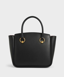 CHARLES & KEITH | リングディティール ホーボーバッグ / Ring Detail Large Hobo Bag(ショルダーバッグ)