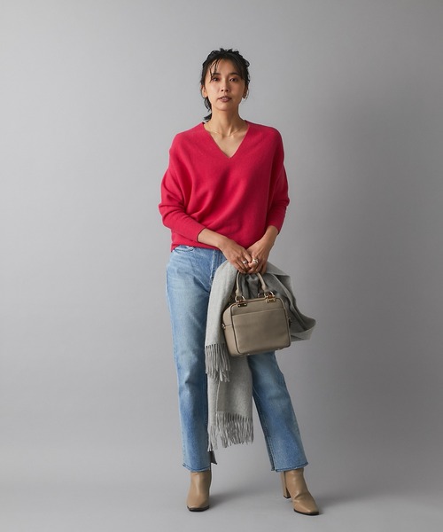 RIVE DROITE（リヴドロワ）の「クラシカルムード漂うデザイン　バンブースクエアミニボストン（ボストンバッグ・レディース・グレー系その他/ベージュ系その他・FREE）」の21枚目の写真