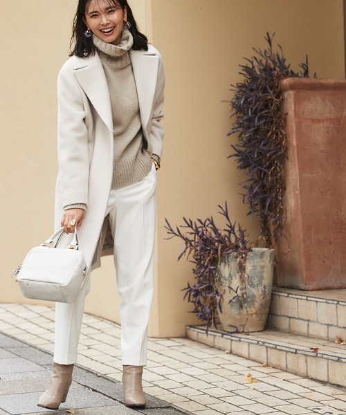 RIVE DROITE（リヴドロワ）の「クラシカルムード漂うデザイン　バンブースクエアミニボストン（ボストンバッグ・レディース・グレー系その他/ベージュ系その他・FREE）」の18枚目の写真