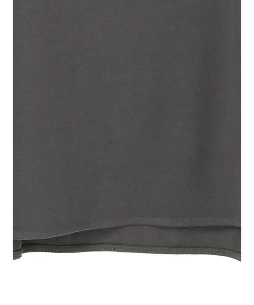 earth music&ecology（アースミュージックアンドエコロジー）の「Well done you ロンT ＊（Tシャツ/カットソー・レディース・チャコールグレー/オフホワイト・FREE）」の5枚目の写真