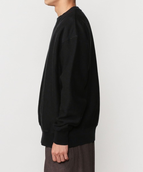 UNFIL（アンフィル）の「【unfil】コットンフリース スウェットプルオーバー MEN（スウェット・メンズ・イエロー/ブラック系その他/Nat・4/3）」の17枚目の写真