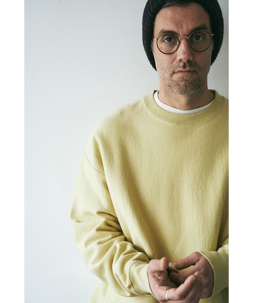 UNFIL（アンフィル）の「【unfil】コットンフリース スウェットプルオーバー MEN（スウェット・メンズ・イエロー/ブラック系その他/Nat・4/3）」の20枚目の写真