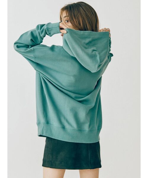 EVRIS（エヴリス）の「フェイクスウェードミニスカート（スカート・レディース・ブルー/ブラック・MEDIUM/SMALL）」の10枚目の写真