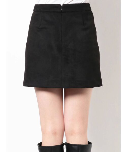 EVRIS（エヴリス）の「フェイクスウェードミニスカート（スカート・レディース・ブルー/ブラック・MEDIUM/SMALL）」の14枚目の写真