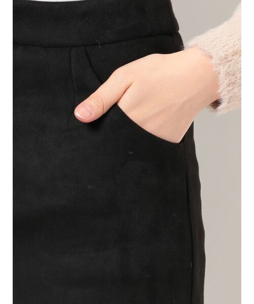 EVRIS（エヴリス）の「フェイクスウェードミニスカート（スカート・レディース・ブルー/ブラック・MEDIUM/SMALL）」の17枚目の写真