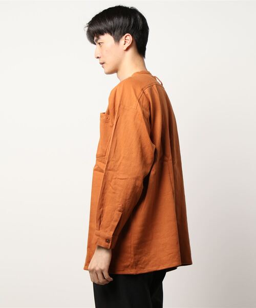 チャイハネ(チャイハネ)の「【チャイハネ】シェパルMEN'Sトップス(シャツ/ブラウス・メンズ・ベージュ/ネイビー/カーキ/キャメル・FREE)」の5枚目の写真