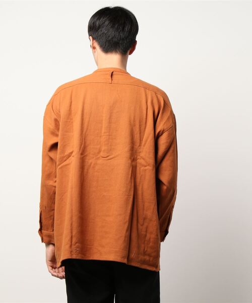 チャイハネ(チャイハネ)の「【チャイハネ】シェパルMEN'Sトップス(シャツ/ブラウス・メンズ・ベージュ/ネイビー/カーキ/キャメル・FREE)」の6枚目の写真