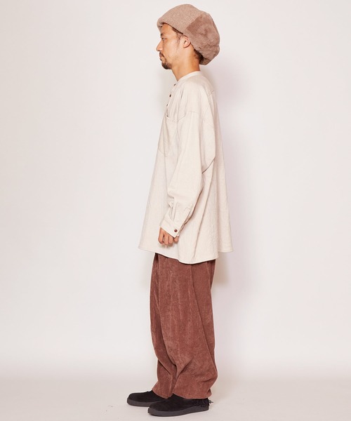 チャイハネ(チャイハネ)の「【チャイハネ】シェパルMEN'Sトップス(シャツ/ブラウス・メンズ・ベージュ/ネイビー/カーキ/キャメル・FREE)」の19枚目の写真
