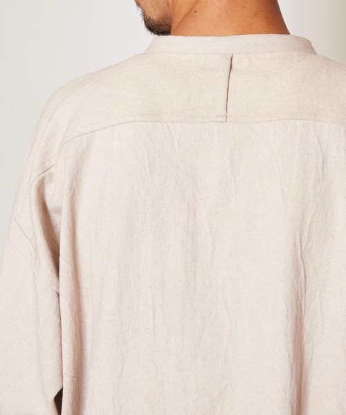 チャイハネ(チャイハネ)の「【チャイハネ】シェパルMEN'Sトップス(シャツ/ブラウス・メンズ・ベージュ/ネイビー/カーキ/キャメル・FREE)」の17枚目の写真