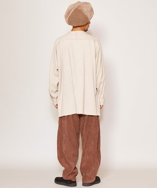 チャイハネ(チャイハネ)の「【チャイハネ】シェパルMEN'Sトップス(シャツ/ブラウス・メンズ・ベージュ/ネイビー/カーキ/キャメル・FREE)」の18枚目の写真