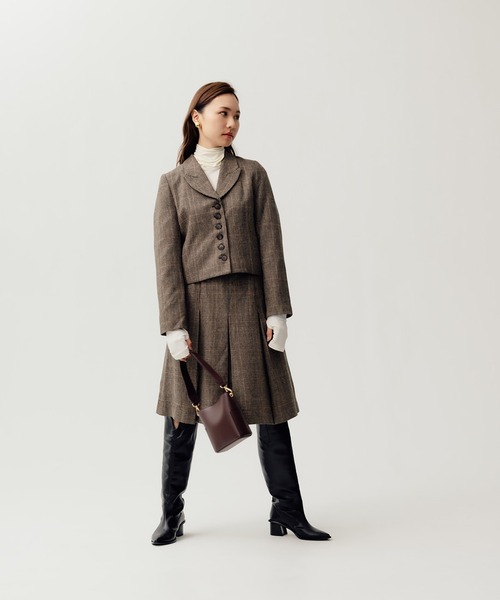 RANDEBOO(ランデブー)の「Mini bucket bag(ショルダーバッグ・レディース・ブラック/ダークブラウン/アイボリー・FREE)」の5枚目の写真