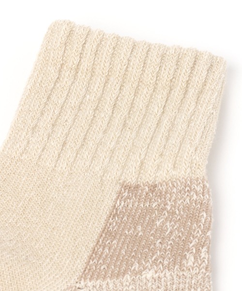 Healthknit(ヘルスニット)の「【Healthknit(ヘルスニット)】シンカーカラー 3Pソックス(ソックス/靴下・メンズ・ベージュ・FREE)」の7枚目の写真