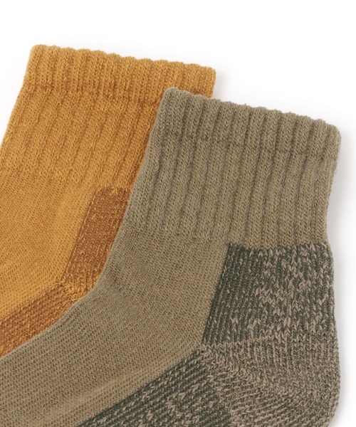 Healthknit(ヘルスニット)の「【Healthknit(ヘルスニット)】シンカーカラー 3Pソックス(ソックス/靴下・メンズ・ベージュ・FREE)」の4枚目の写真