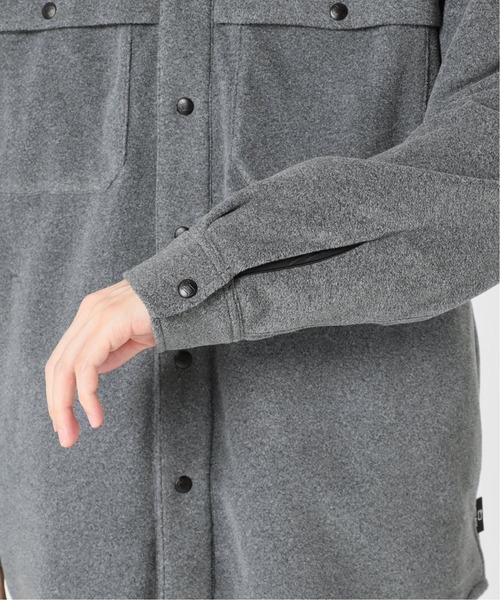 WOOLRICH（ウールリッチ）の「【WOOLRICH / ウールリッチ】別注 ポーラーテック フリースシャツブルゾン（シャツ/ブラウス・メンズ・グレー/キナリ・MEDIUM/LARGE/X-LARGE）」の5枚目の写真