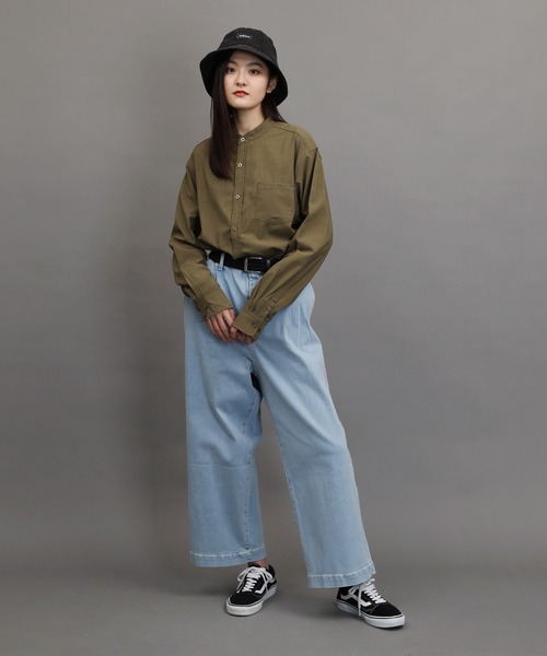 air tokyo sellection（エアートウキョウセレクション）の「【ユニセックスで着用可能】ルーズシルエット ワイド デニム イージーパンツ（デニムパンツ・メンズ・インディゴブルー/ワンウォッシュ/ライトブルー・MEDIUM/LARGE/X-LARGE）」の7枚目の写真