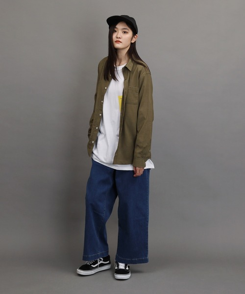 air tokyo sellection（エアートウキョウセレクション）の「【ユニセックスで着用可能】ルーズシルエット ワイド デニム イージーパンツ（デニムパンツ・メンズ・インディゴブルー/ワンウォッシュ/ライトブルー・MEDIUM/LARGE/X-LARGE）」の10枚目の写真