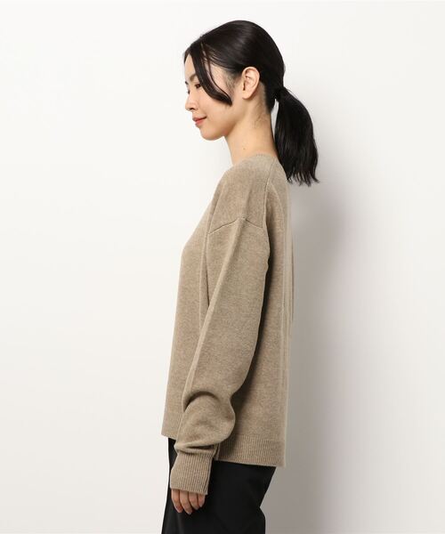 OUTERSUNSET(アウターサンセット)の「指穴 knit pullover(ニット/セーター・レディース・ベージュ/グレー・FREE)」の12枚目の写真