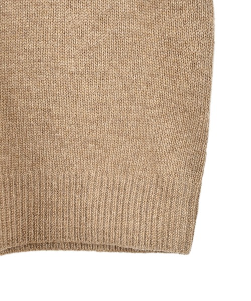 OUTERSUNSET(アウターサンセット)の「指穴 knit pullover(ニット/セーター・レディース・ベージュ/グレー・FREE)」の10枚目の写真
