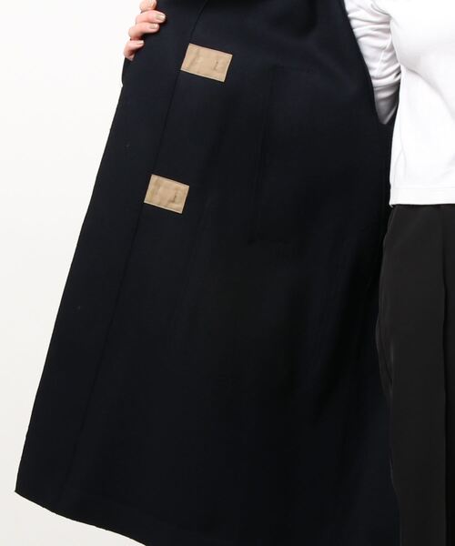 HAVERSACK（ハバーザック）の「【HAVERSACK】ウールナイロンダッフルコート WOMEN（ダッフルコート・レディース・ネイビー・1）」の3枚目の写真