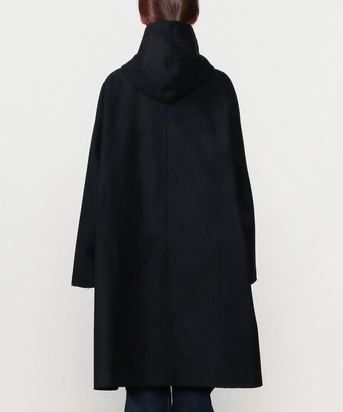 HAVERSACK（ハバーザック）の「【HAVERSACK】ウールナイロンダッフルコート WOMEN（ダッフルコート・レディース・ネイビー・1）」の8枚目の写真