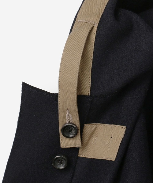 HAVERSACK（ハバーザック）の「【HAVERSACK】ウールナイロンダッフルコート WOMEN（ダッフルコート・レディース・ネイビー・1）」の12枚目の写真